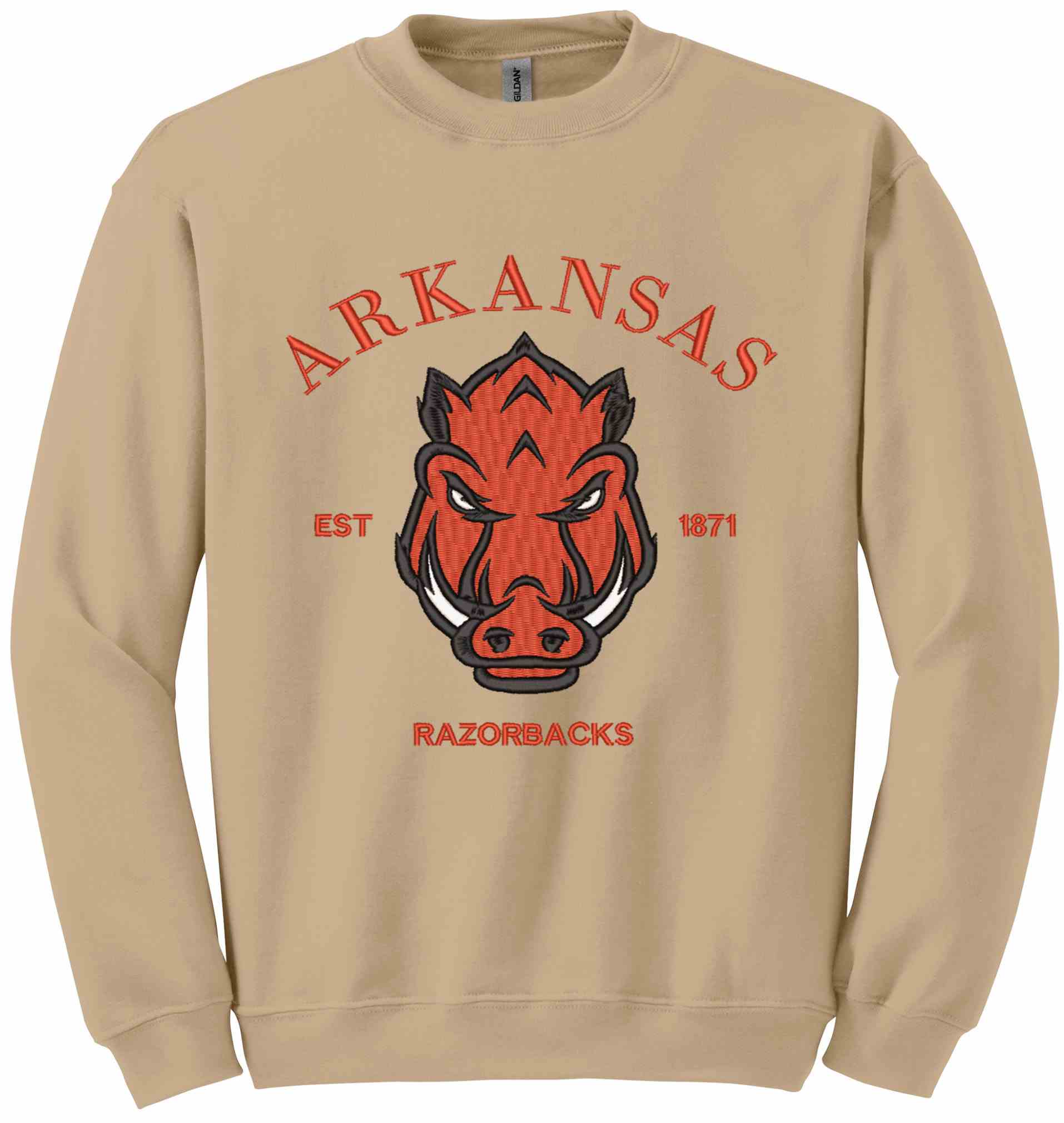 RAZORBACKS EMBROIDERED-10625